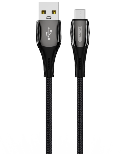 JELLICO kabel B18 Micro 3.1A 1M Czarny