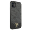 Guess GUHCN61PU4GHBK iPhone 11 6,1" / Xrszary/grey hardcase 4G Triangle Collection