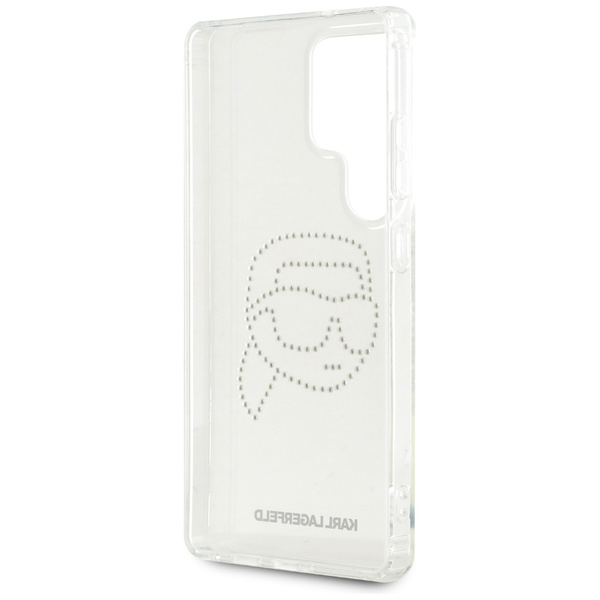 Etui Karl Lagerfeld Rhinestones Karl      Head Logo Samsung Galaxy S25 Ultra przezroczysty