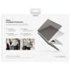 Etui Uniq Claro na MacBook Air 13 (2022) - szare
