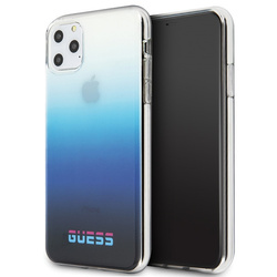 Guess GUHCN65DGCNA iPhone 11 Pro Maxniebieski/gradient blue hard case California