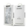 DKNY DKHCP15LLBNAET iPhone 15 Pro6.1" biały/white hardcase Liquid Glitter Big Logo