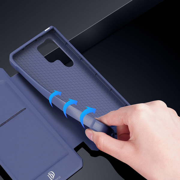 DUX DUCIS SKIN X HOLSTER COVER FOR SAMSUNG GALAXY S22 ULTRA BLUE
