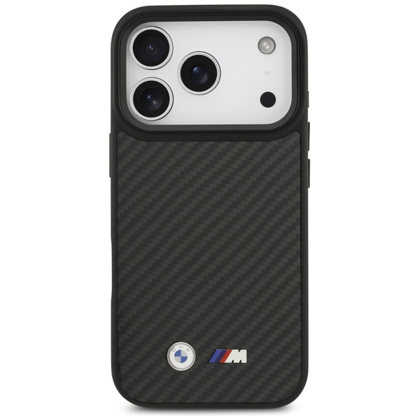 Etui BMW M Kevlar Matt MagSafe do iPhone 17 Pro czarny