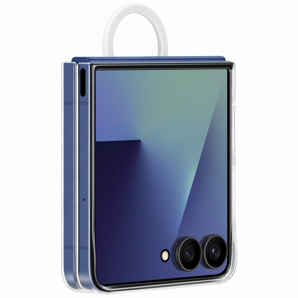 Etui Samsung Ring Case do Galaxy Z Flip7 przezroczysty