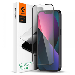 SZKŁO HARTOWANE SPIGEN GLASS FC IPHONE 13 PRO MAX / 14 PLUS / 15 PLUS BLACK