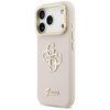 Etui Guess Grained Big 4G & Stand Camera do iPhone 17 Pro różowy