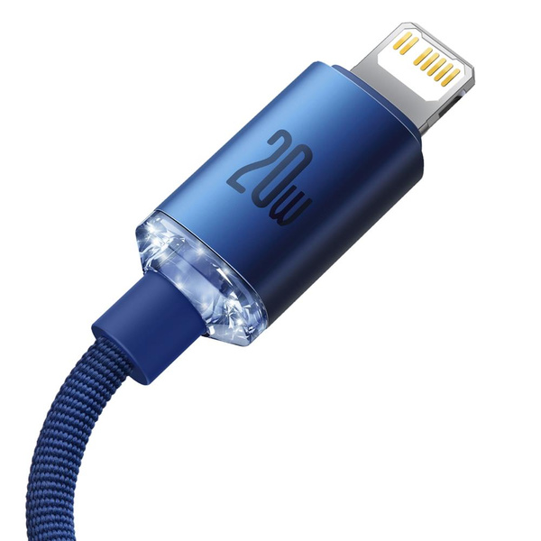 Baseus CAJY000303 Lightning - USB-C PD cable 20W 480Mb/s 2m - blue