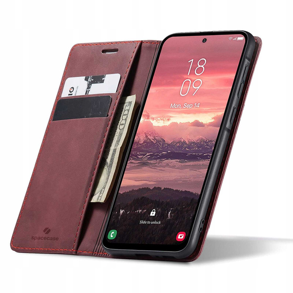 Spacecase Etui Wallet Galaxy A56 red