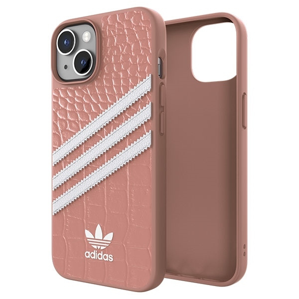 Adidas OR Samba Alligator iPhone 14 / 15 / 13 6.1" różowo-biały/mauve-white 50199