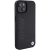 Etui BMW MagSafe Leather Hot Stamp na iPhone 15 Plus - czarne
