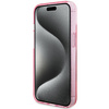Guess GUHMP15MHRSGSP iPhone 15 Plus / 14 Plus 6.7" różowy/pink hardcase Ring Stand Script Glitter MagSafe