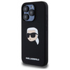 Karl Lagerfeld KLHMP15XSKHPPLK iPhone 15  Pro Max 6.7" czarny/black hardcase Silicone Karl Head Print MagSafe