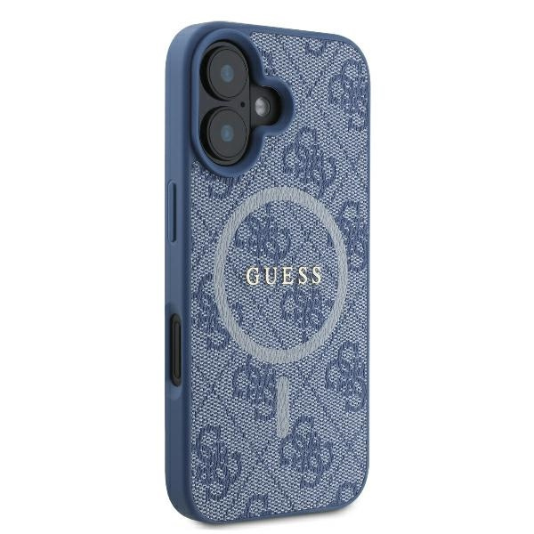 Guess GUHMP16SG4GFRB iPhone 166.1" niebieski/blue hardcase 4G Ring Classic Logo MagSafe