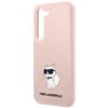 KARL LAGERFELD KLHCS23SSNCHBCP S23 S911 HARDCASE RÓŻOWY/PINK SILICONE CHOUPETTE