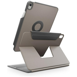 Etui UNIQ Rovus Snapmount Magnetic 360   Rotating Detachable do iPad Air 11" (M2/M3) / iPad Air 10.9" (2022/2020) szary
