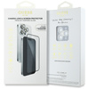 Zestaw 2w1 Guess BP Rhinestone szkło na  ekran i obiektyw aparatu do iPhone 16 Pro Max złoty