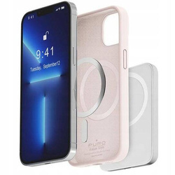 Etui Puro Icon Magsafe do iPhone 14 Pro różowy