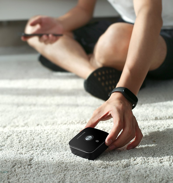 UGREEN ADAPTER RECEIVER BLUETOOTH 5.0 APTX 2RCA / 3.5MM MINI JACK BLACK (40759)