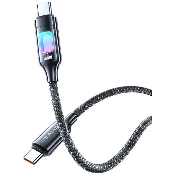 Kabel USAMS TC Series SJ750 100W USB-C   do USB-C 1,2 m tarnish