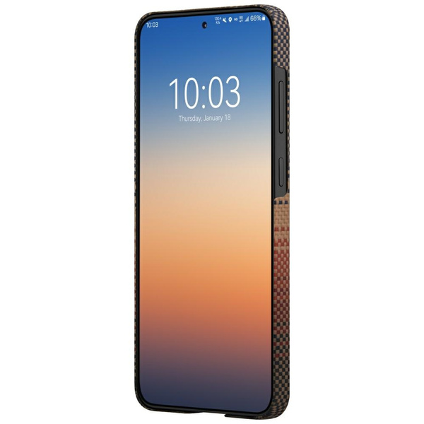 Etui PITAKA Ultra-Slim MagSafe do Samsung Galaxy S25 sunset