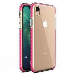 VERGE CASE ETUI ŻELOWE IPHONE XR RÓŻOWY
