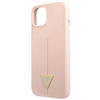 Guess GUHCP13MSLTGP iPhone 13 / 14 / 15 6.1" różowy/pink hardcase Silicone Triangle
