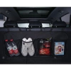 Car organizer for the rear seat backrest for the trunk black