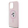 KARL LAGERFELD KLHMP15LSCMKCRHP IPHONE 15 PRO 6.1" RÓŻOWY/PINK HARDCASE SILICONE KARL & CHOUPETTE MAGSAFE