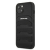 AMG AMHCP13SGSEBK iPhone 13 mini 5,4"  czarny/black hardcase Leather Debossed Lines