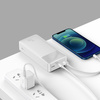 BASEUS BIPOW POWERBANK WITH DISPLAY 30000MAH 15W WHITE (OVERSEAS EDITION) + USB-A - MICRO USB CABLE 0.25M WHITE (PPBD050202)