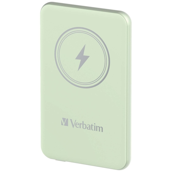 Verbatim Powerbank indukcyjny `n` Go 15W5000mAh Wireless Magnetic zielony/green 32241