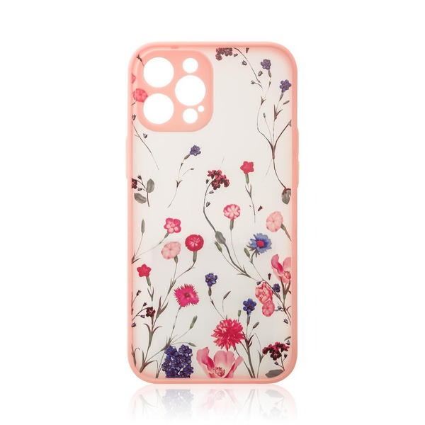 DESIGN CASE FOR IPHONE 12 PRO FLOWER PINK