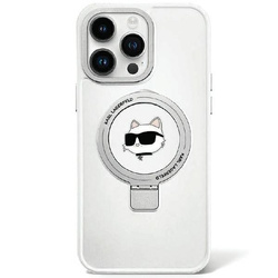 Karl Lagerfeld KLHMP15MHMRSCHH iPhone 15 Plus 6.7" white/white hardcase Ring Stand Choupette Head MagSafe