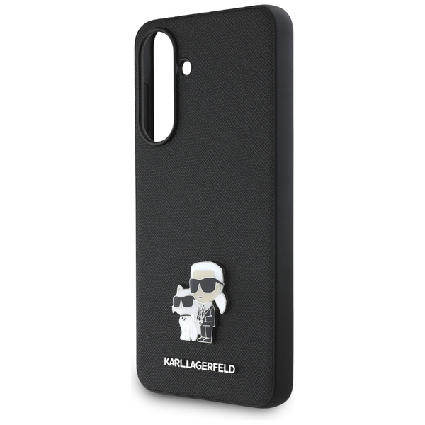 Etui Karl Lagerfeld Saffiano w/ K&C      Metal Logo do Samsung Galaxy A36 czarny