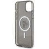 Karl Lagerfeld Karl&amp;Choupette Glitter MagSafe case for iPhone 15 Plus - black