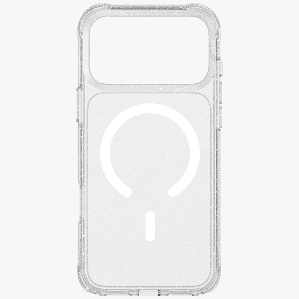 Etui UNIQ LifePro Xtreme do iPhone 17    Pro Max Magclick Charging przezroczysty/brokat