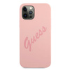 Guess GUHCP12LLSVSPI iPhone 12 Pro Max6,7" różowy/pink hardcase Script Vintage