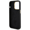 Guess GUHCP15LM4DGPK iPhone 15 Pro6.1" czarny/black hardcase Silicone Logo Strass 4G