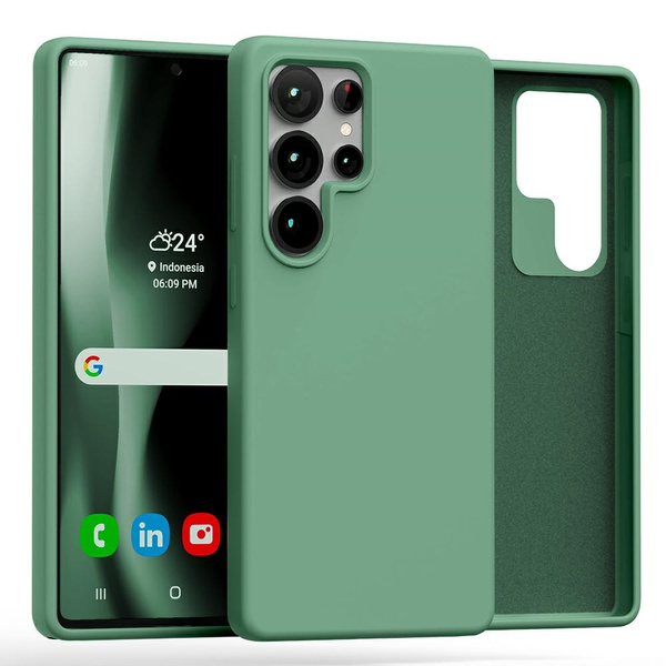 Mercury Silicone Sam S25 Ultra S938 zielony /green