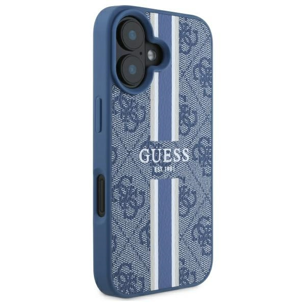 Guess GUHMP16SP4RPSB iPhone 166.1" niebieski/blue hardcase 4G Printed Stripes MagSafe