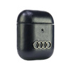 Audi Leather Big Logo AirPods 1/2 cover   czarny/black AU-AP-GT/D3-BK
