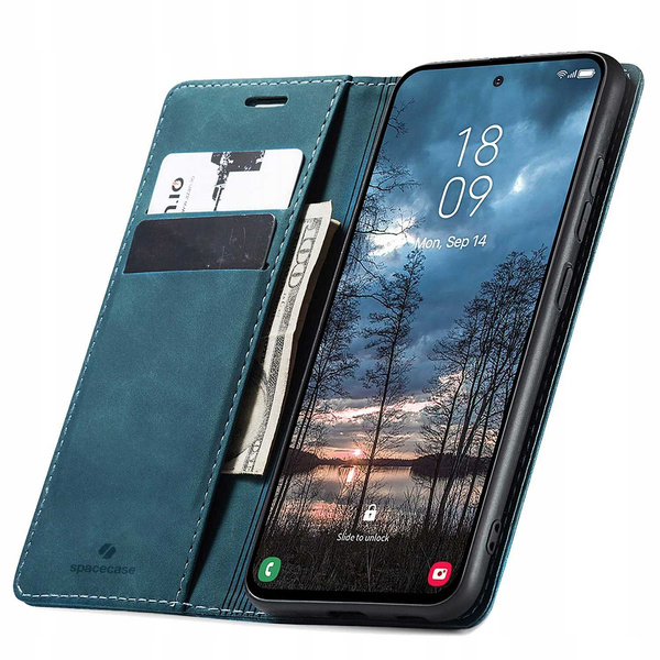 Spacecase Etui Wallet Galaxy S25 Edge blue