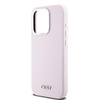 DKNY DKHMP15LSMCHLP iPhone 15 Pro 6.1"różowy/pink hardcase Liquid Silicone Small Metal Logo MagSafe
