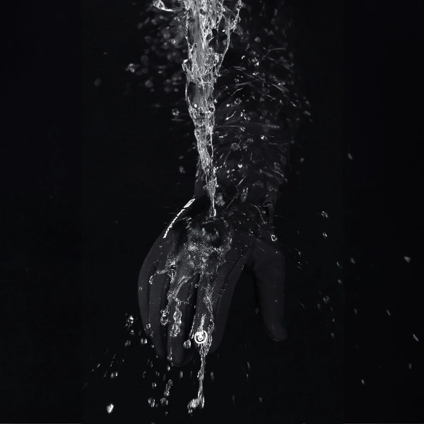 WINTER PHONE SPORTS GLOVES (SIZE XL) - BLACK