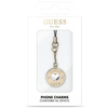 Guess zawieszka GUCPMHGLD Phone StrapHeart Diamond Charm with Rhinestones