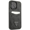 Guess GUHCP13LP4TPK iPhone 13 Pro / 136,1" czarny/black hardcase 4G Triangle Logo Cardslot