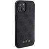 Zestaw Guess GUBPM5P15S4GEMGK iPhone15 6.1" hardcase + Powerbank 5000mAh MagSafe czarny/black 4G Metal Logo