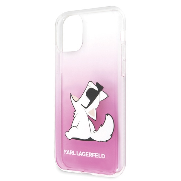 Etui Karl Lagerfeld Choupette Fun na iPhone 11 Pro - różowe