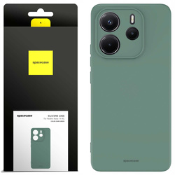 Spacecase Etui Silicone Case 3.0 Redmi Note 14 5G dark green